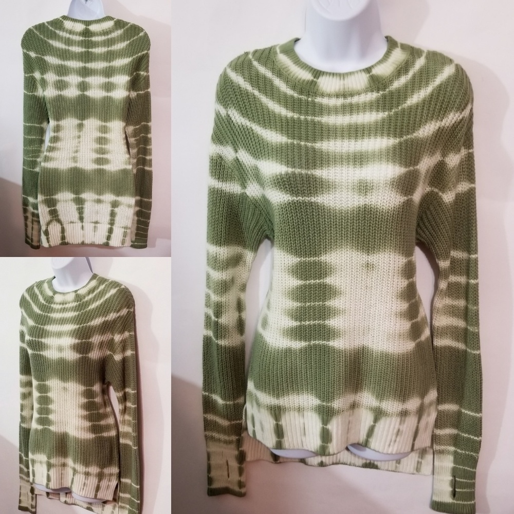 Tie Dye Hi-Lo Sweater - Picture 1 of 7
